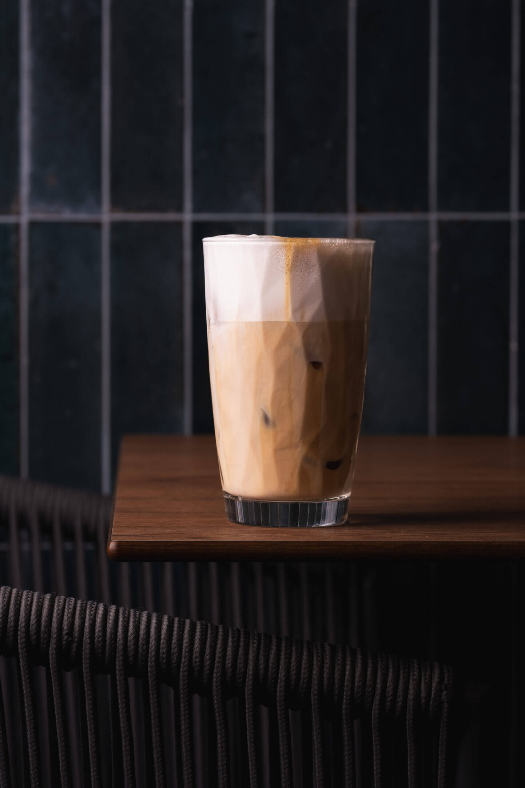 Latté glacé caramel